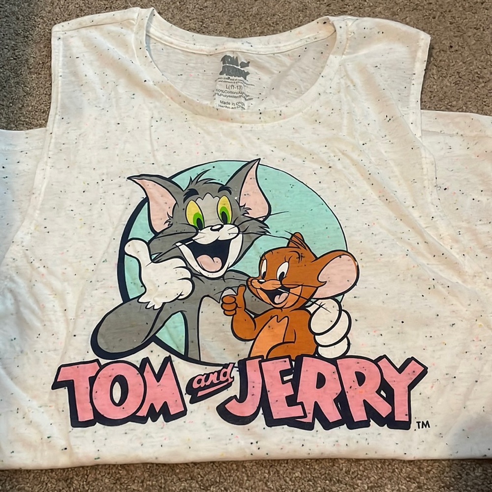 Tom and Jerry large white
